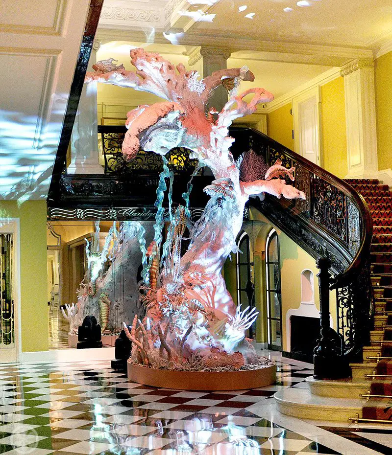 Claridge's Christmas Tree by John Galliano for Dior