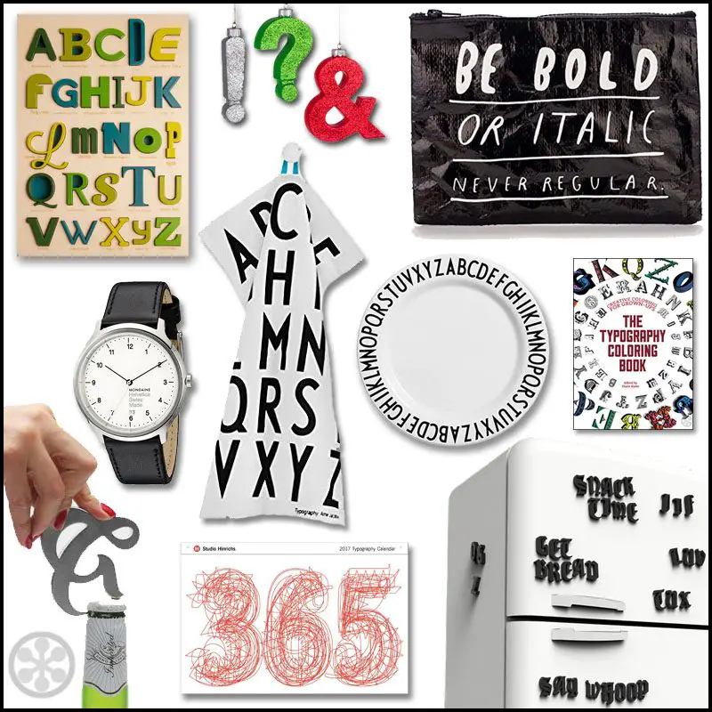 gifts for type lovers