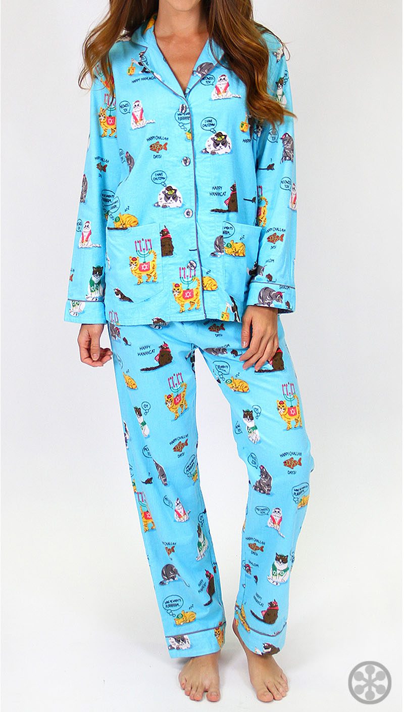 hanukkah cats pajamas