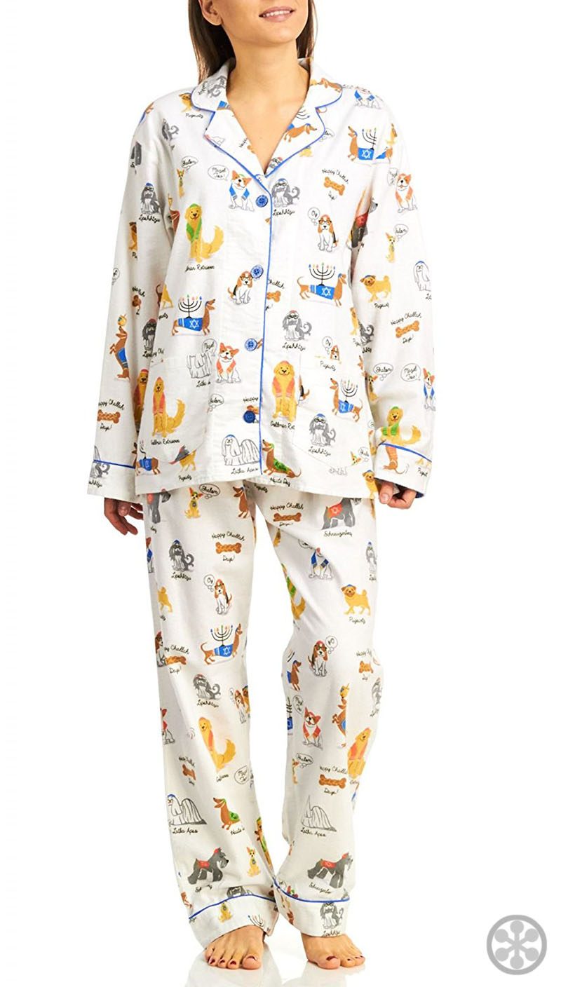 hanukkah dogs pajamas