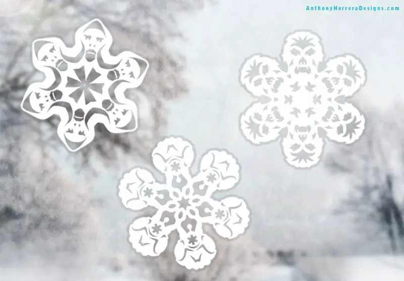 star wars snowflakes