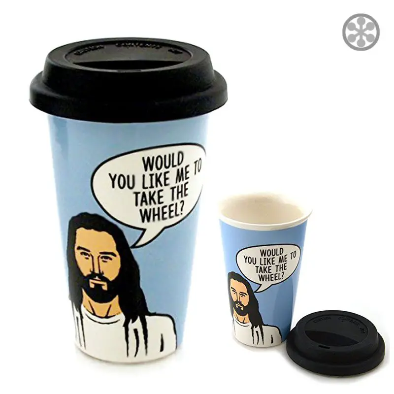 jesus travel mug funny