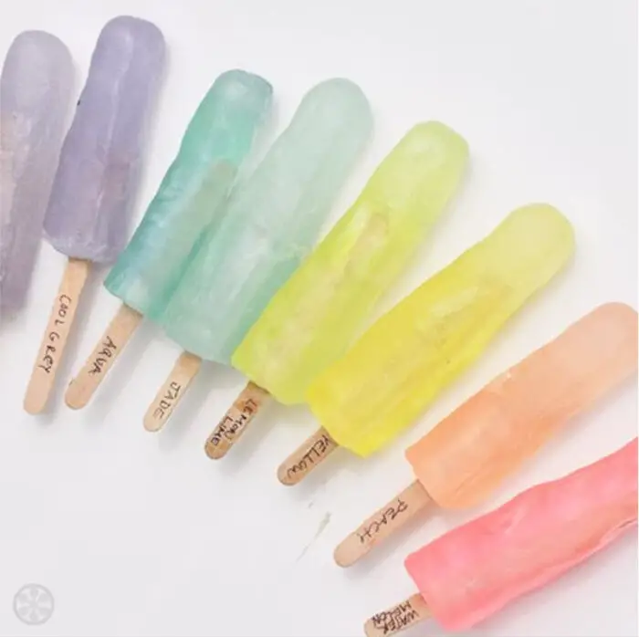 translucent candy colors