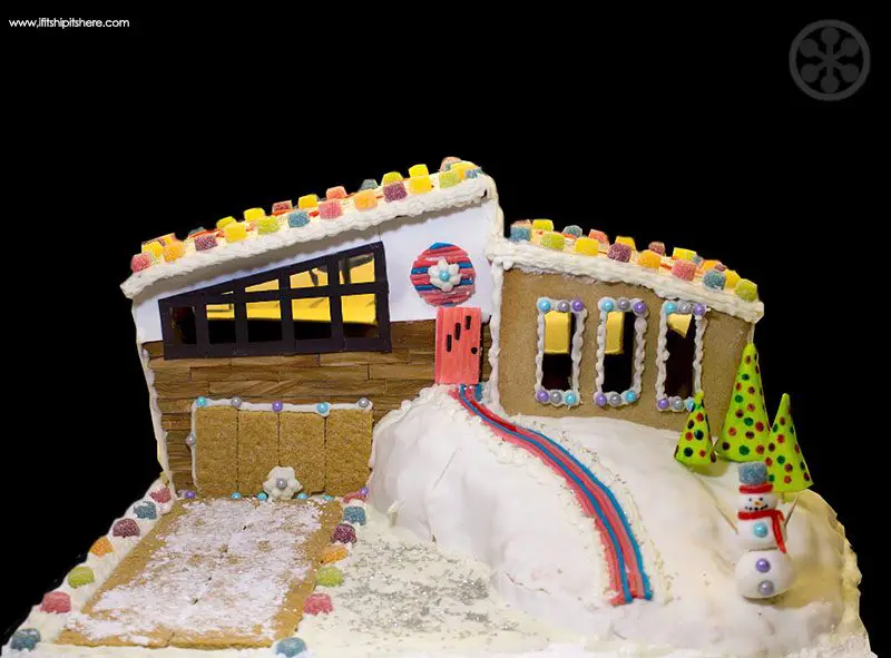 modern gingerbread house by Nico Ibarra