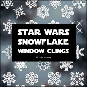 Forget The Scissors, Star Wars Snowflake Window Clings Are Here!