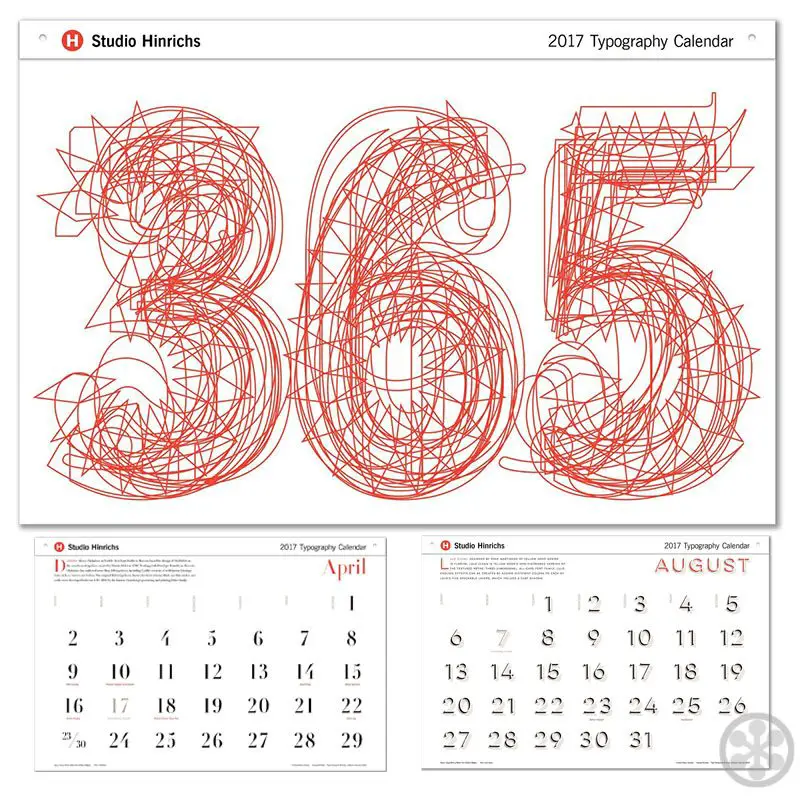 modern design calendars