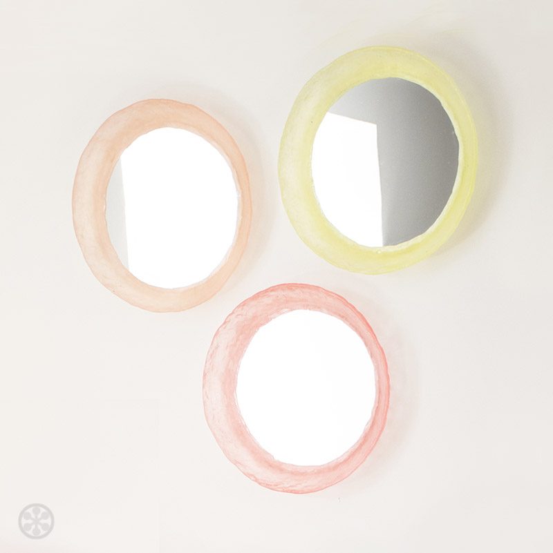 Glow wall mirrors