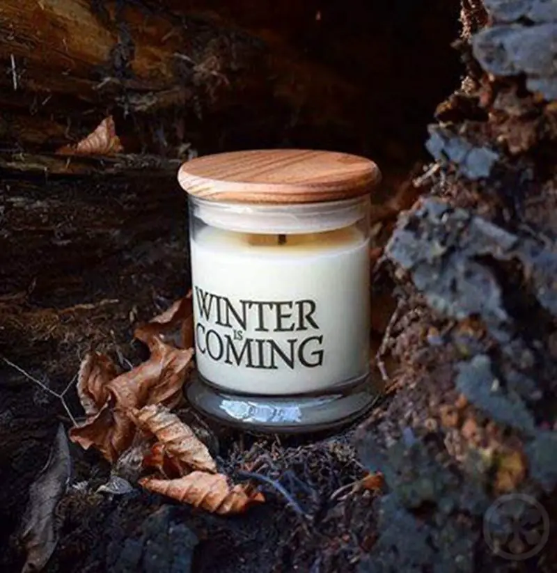 winter is coming candle