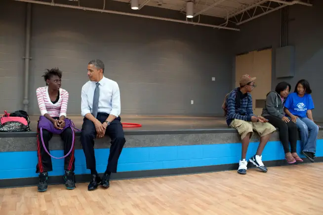 President Obama at the Cleveland Boys &amp; Girls Club