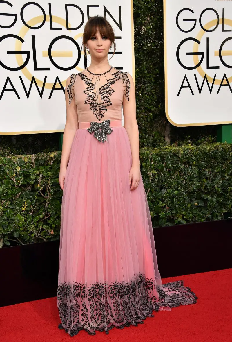 Felicity Jones in Gucci