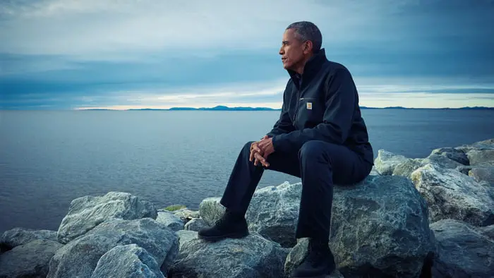 President Obama in Kotzebue, Alaska. Photo by Mark Seliger