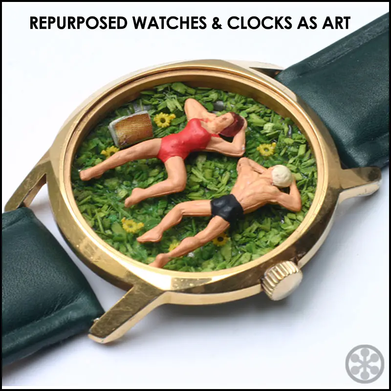 Read more about the article Hungarian Designer Repurposes Timepieces as Art