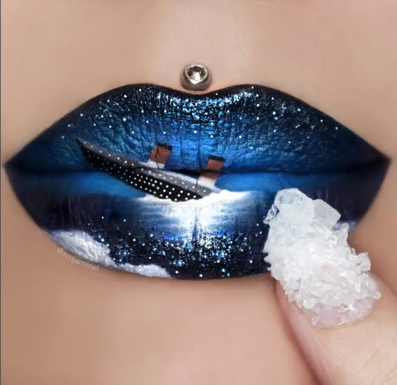 Titanic lip art