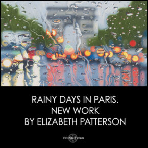 Rainy Days in Paris Depicted with Colored Pencils and Solvent