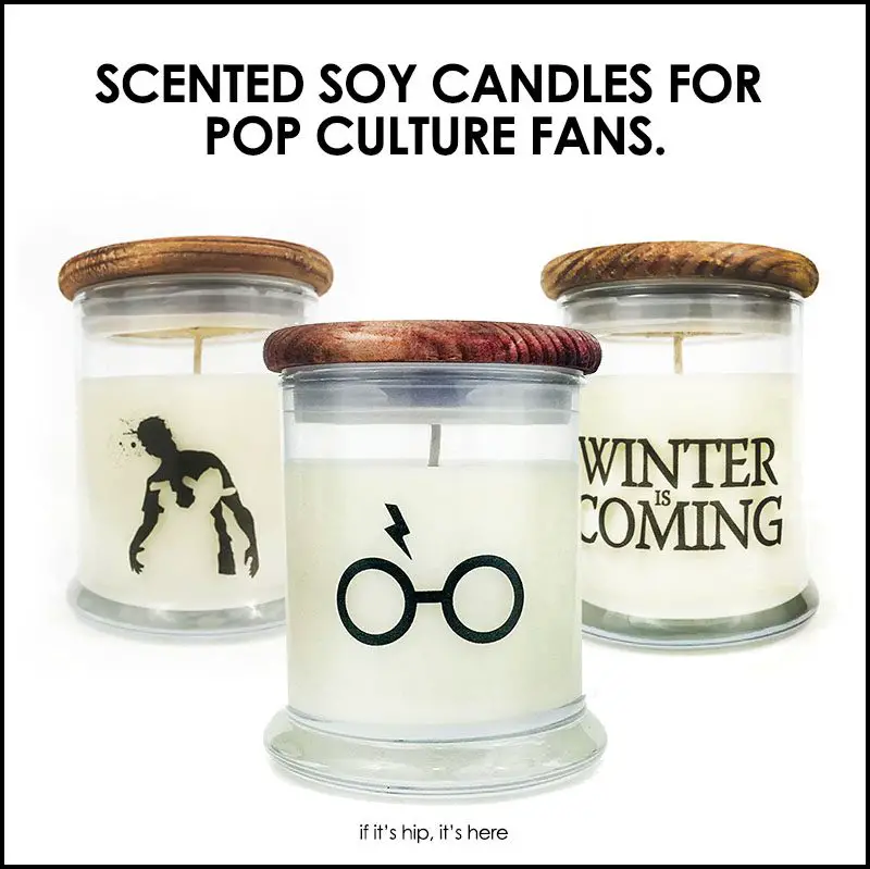 Scented Soy Candles For Pop Culture Fans