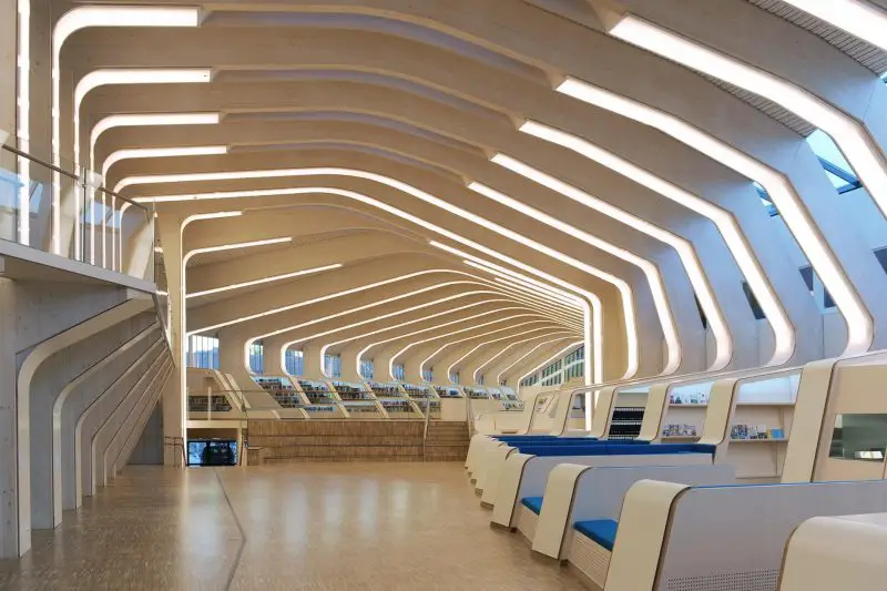 library interior norway