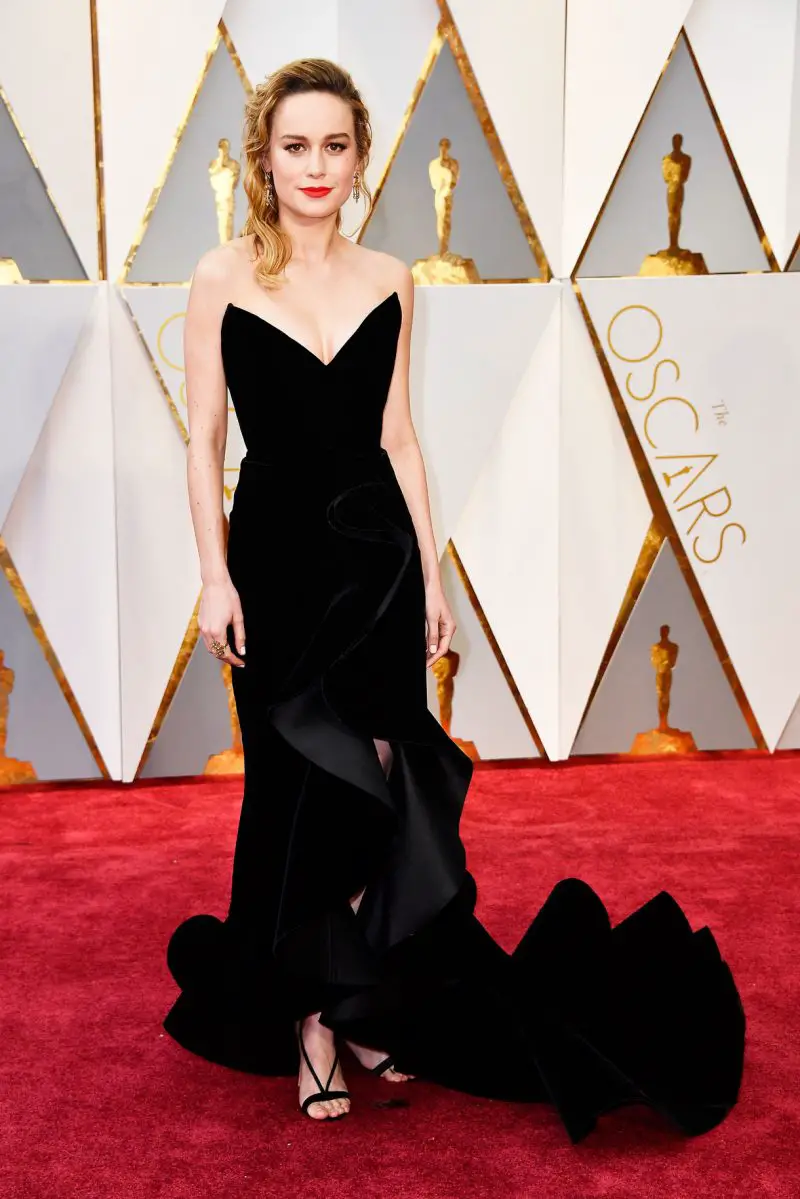 Brie Larson In Oscar De La Renta