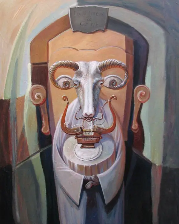 dali portrait by Oleg Shuplyak, Self-portrait