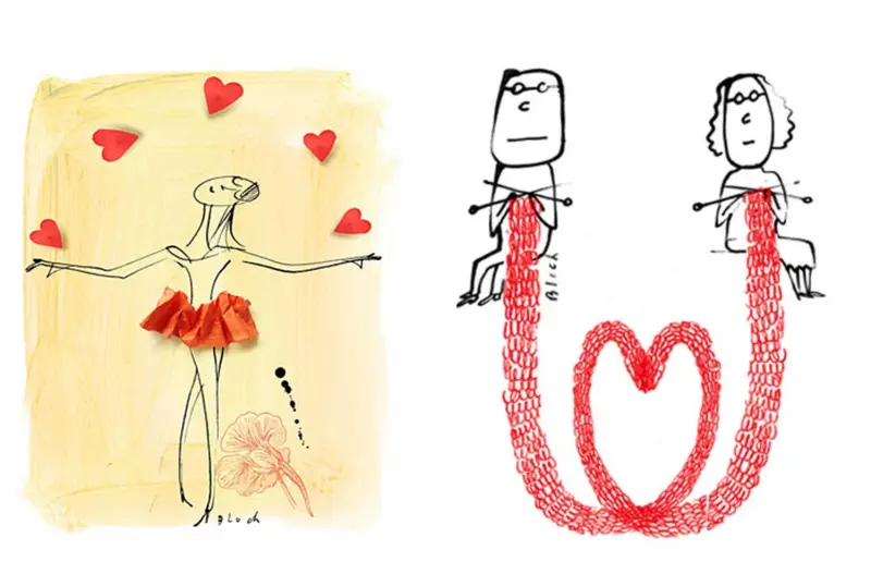 valentine art by serge bloch