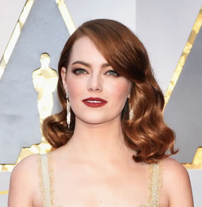 A gorgeously glam looking Emma Stone