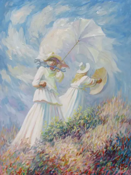 Monet hidden in painting by Oleg Shuplyak
