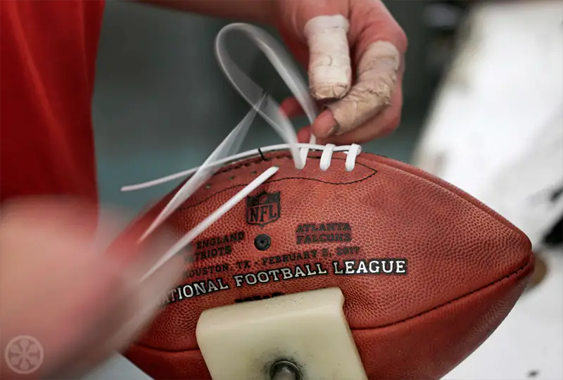 making wilson footballs