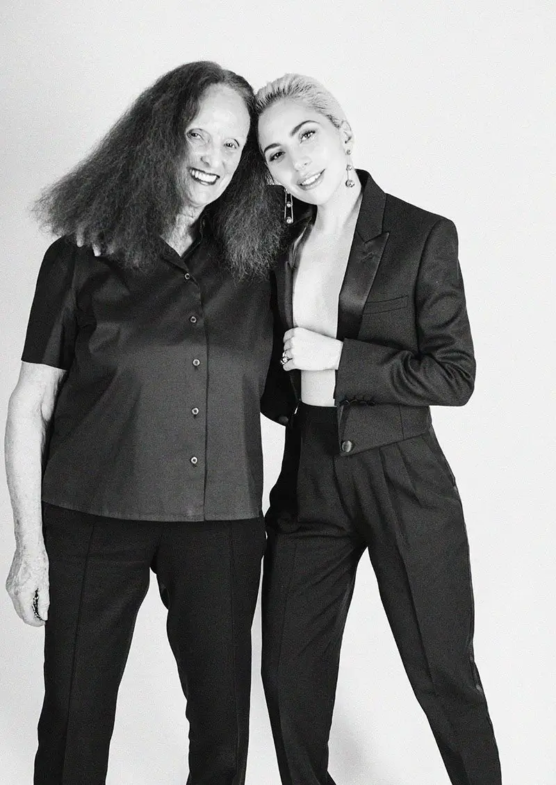 Grace Coddington and Lady Gaga for tiffany