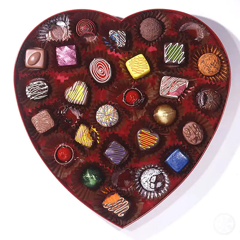 fake valentine's day chocolates