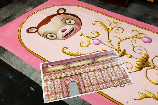 Backdrop for Whipped Cream ballet by Mark Ryden
