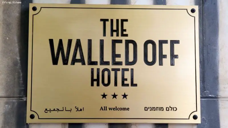 banksy palestine hotel