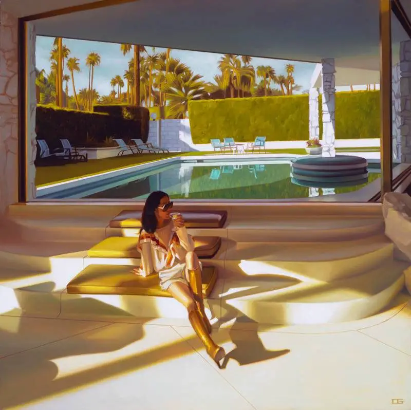 Carrie Graber Palm Springs paintings