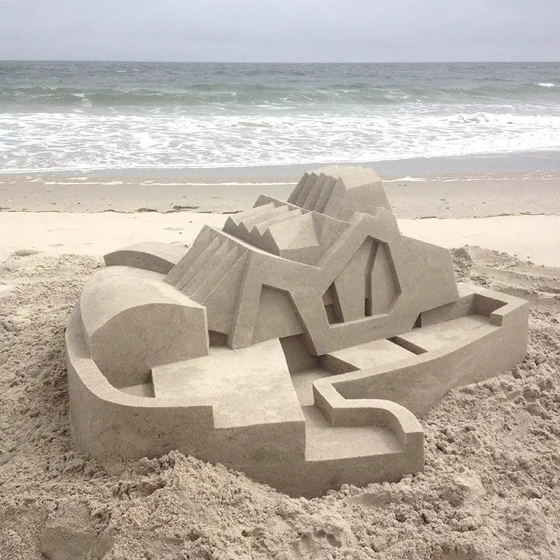 Brutalist Sand Castles