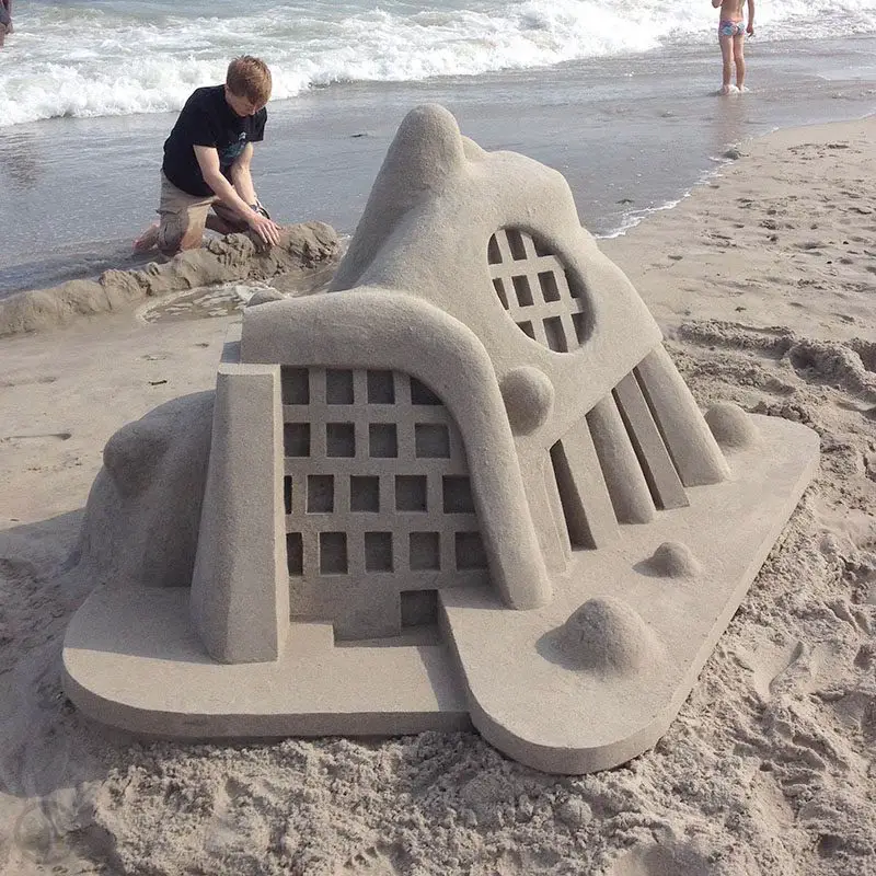 modern sand castles
