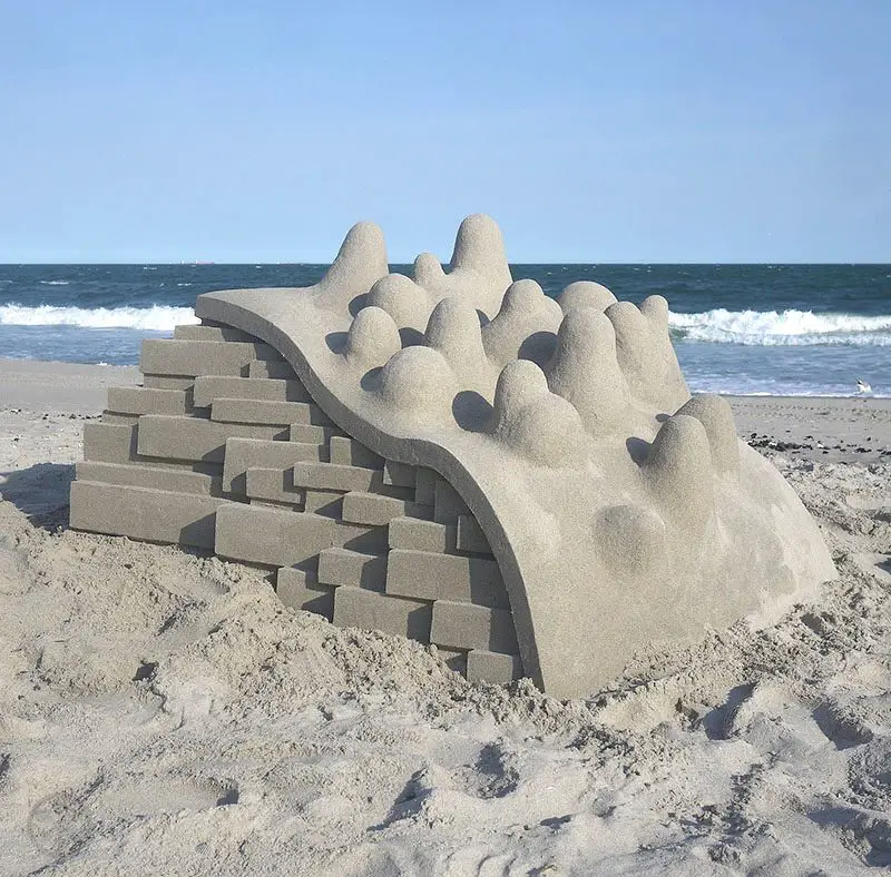 Brutalist Sand Castles