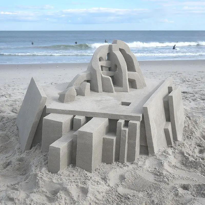 Brutalist Sand Castles