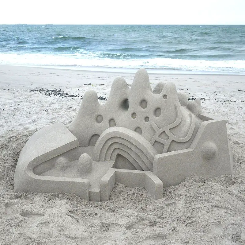 modern sandcastle