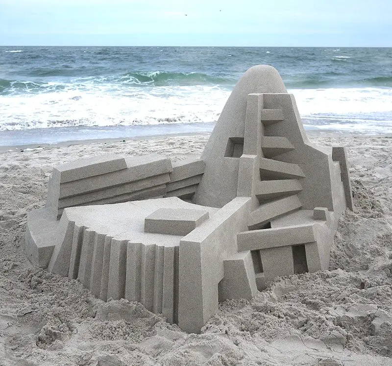 Brutalist Sand Castles by Calvin Seibert