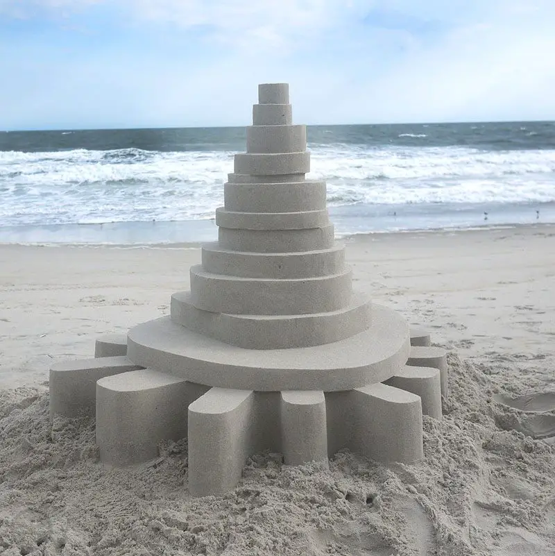 Brutalist Sand Castles