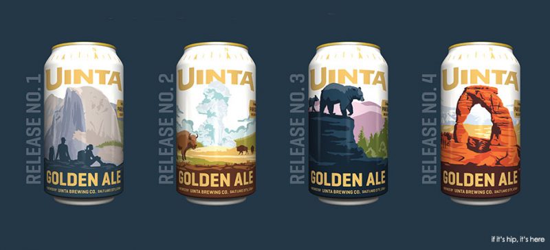 Uinta Brewing Co. National Parks Beer Cans