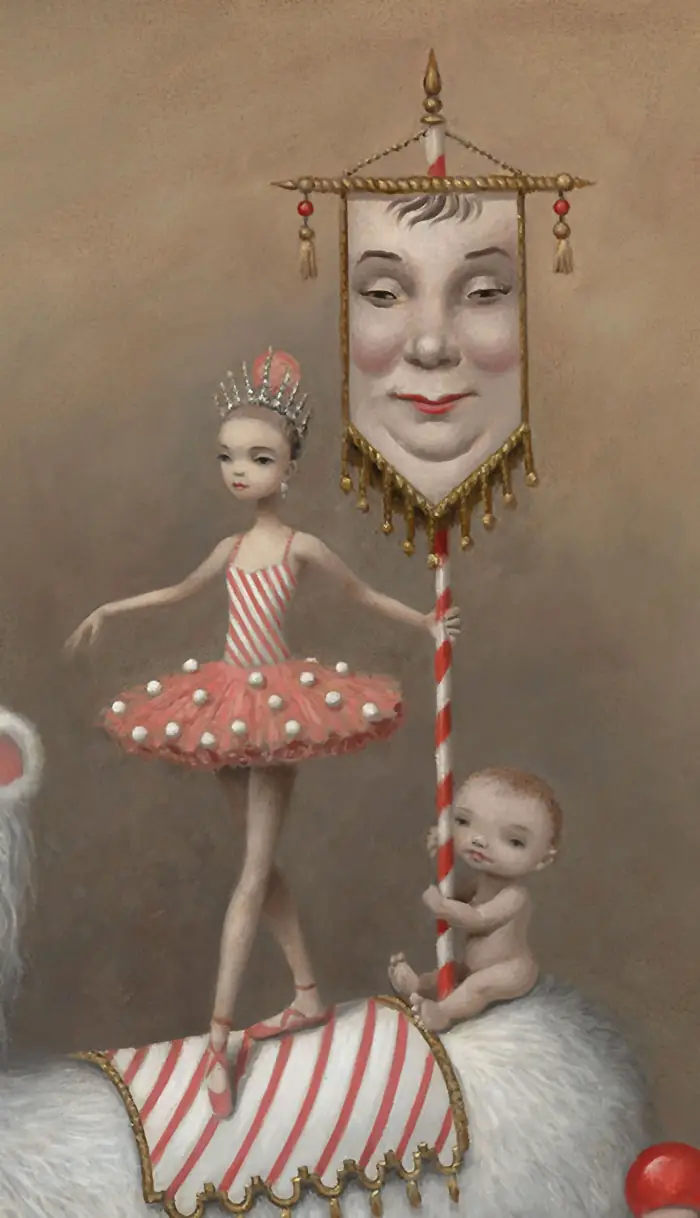 Princess Praline costume sketch by Mark Ryden