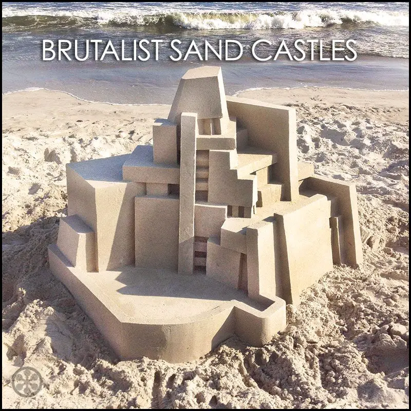 Brutalist Sand Castles