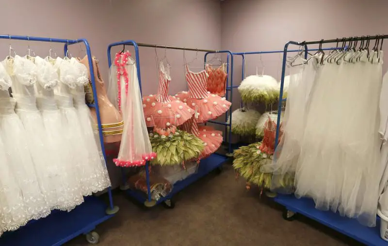  final costumes for Whipped Cream, photo LA Times