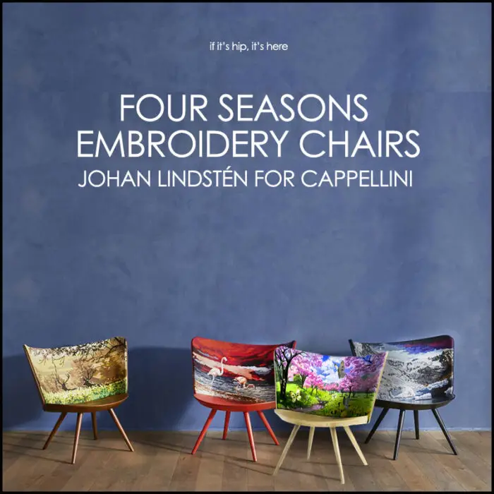 Read more about the article Johan Lindstén’s Embroidery Chairs for Cappellini