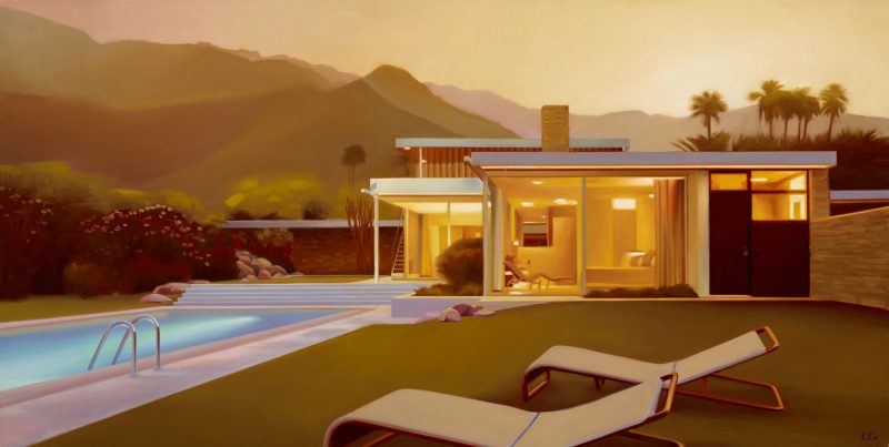 kaufmann house painting by carrie graber