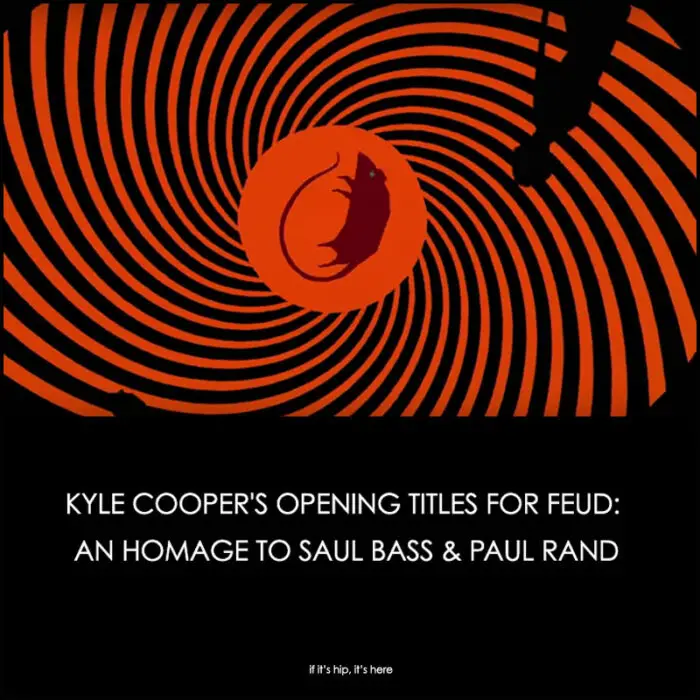 Read more about the article Kyle Cooper’s Opening Titles for FEUD: An Homage To Saul Bass & Paul Rand