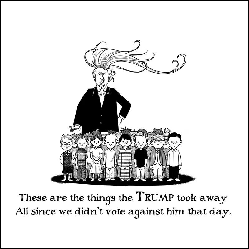 The Ghastlytrump Tinies: A Parody