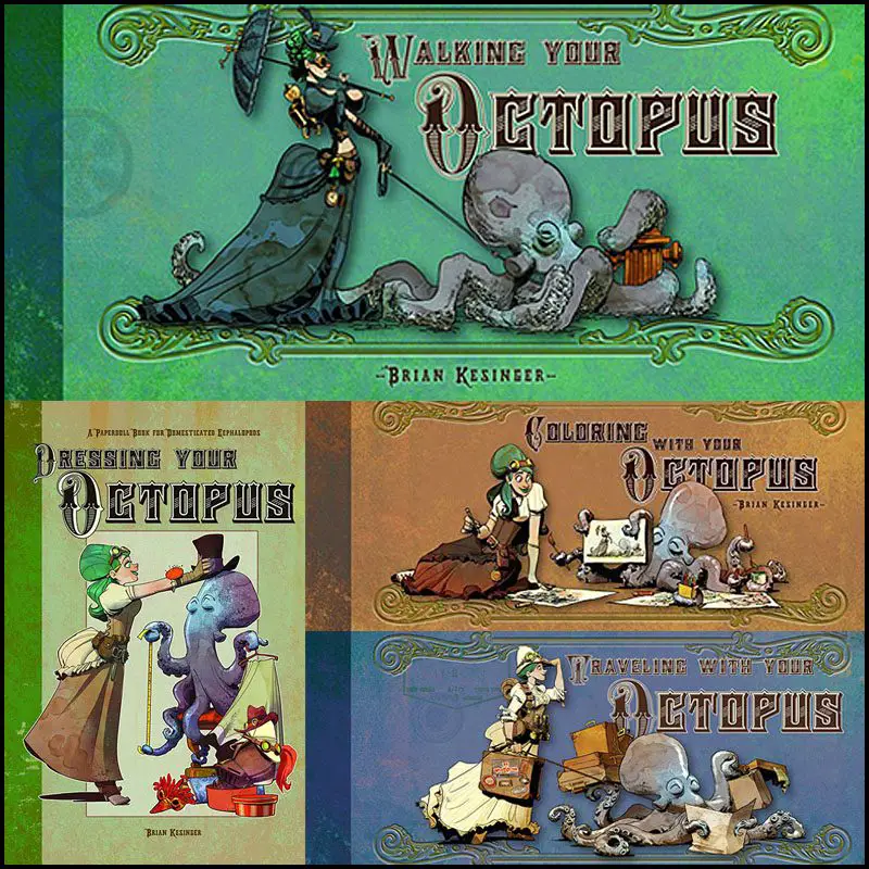 octopus steampunk books