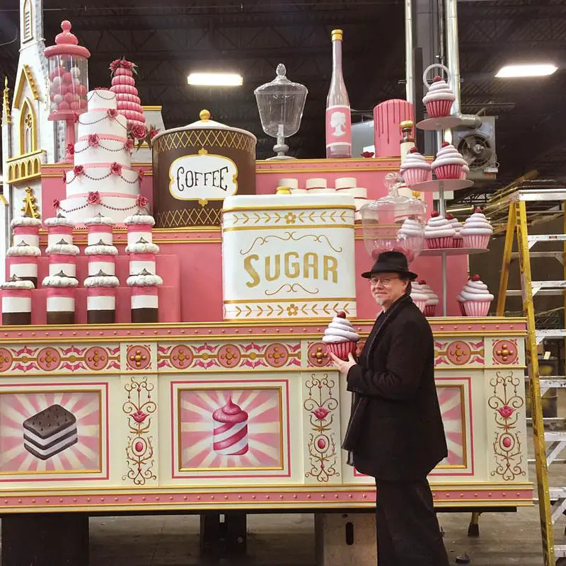 Mark Ryden with props from the ballet