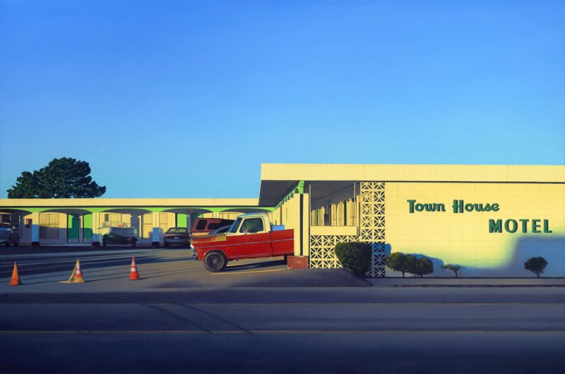 oil paintings of motels