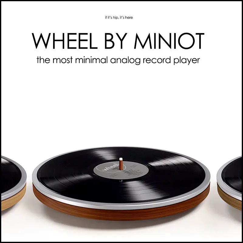 minimalist analog record player